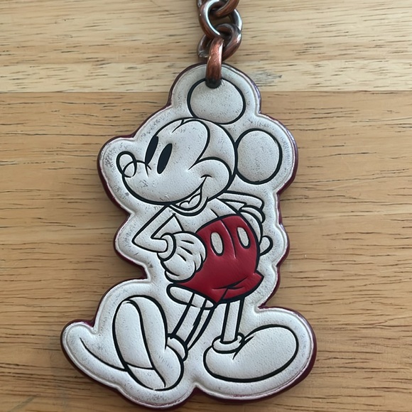 Disney x Coach Mickey Mouse Keychain & Luggage Tag-GUC - Picture 4 of 17